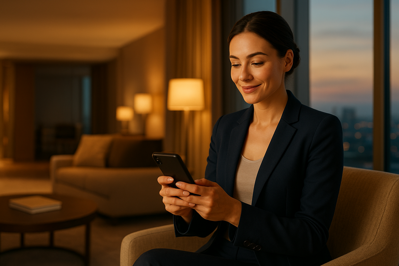 Hospitality guest with AI chat